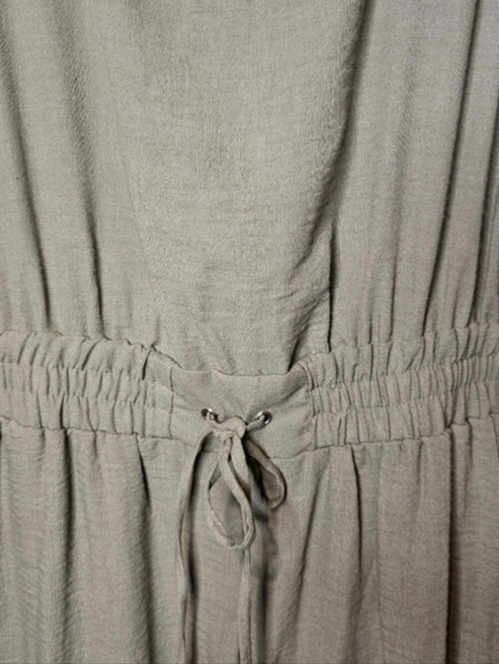 As U Wish Juniors Army Olive Green One Piece Cargo Lounge Jogger Jumpsuit Size M - Picture 5 of 11